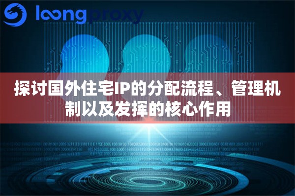 探讨国外住宅IP的分配流程、管理机制以及发挥的核心作用