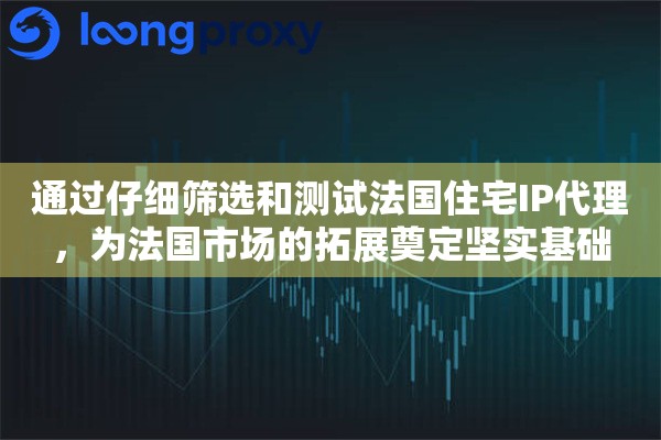 通过仔细筛选和测试法国住宅IP代理，为法国市场的拓展奠定坚实基础