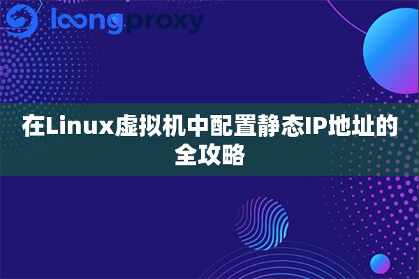 在Linux虚拟机中配置静态IP地址的全攻略