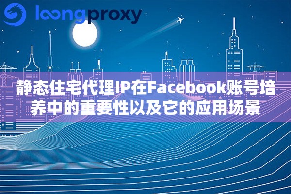 静态住宅代理IP在Facebook账号培养中的重要性以及它的应用场景