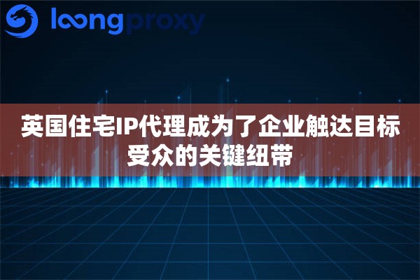 英国住宅IP代理成为了企业触达目标受众的关键纽带